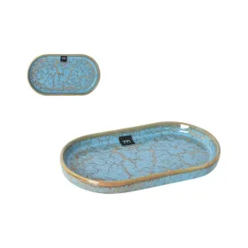 Vuoka La Mediterránea Scratch  blue Posliini Ovaali 20,6 x 11,7 x 2,3 cm (18 osaa)