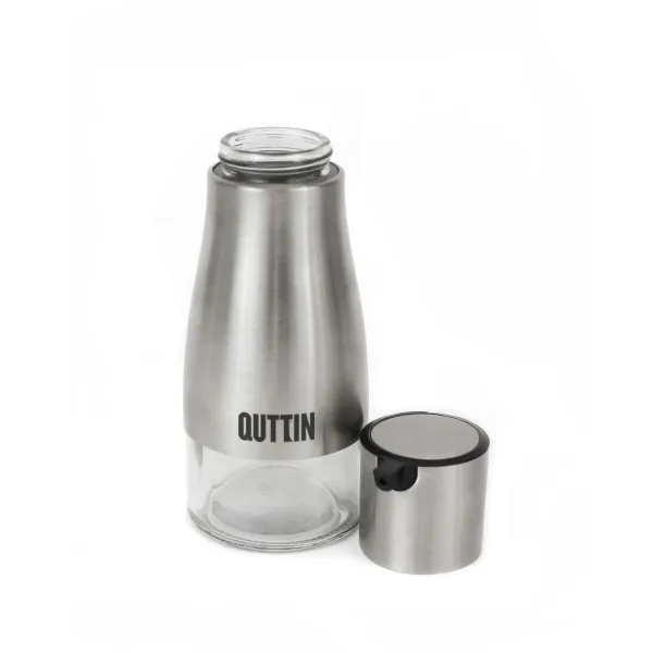 Cruet Quttin Transparent Silver Stainless steel 0,32 L (12 Units)