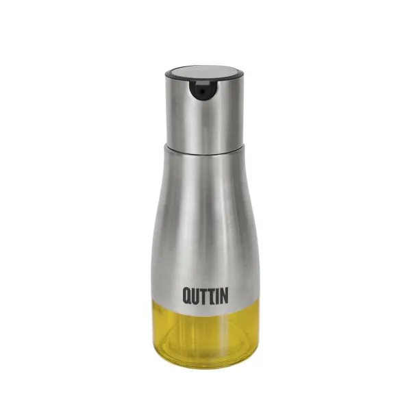 Cruet Quttin Transparent Silver Stainless steel 0,32 L (12 Units)