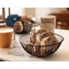 Leipäkori My Bar Musta Metalli Pyöreä 20 x 8 cm (12 osaa)
