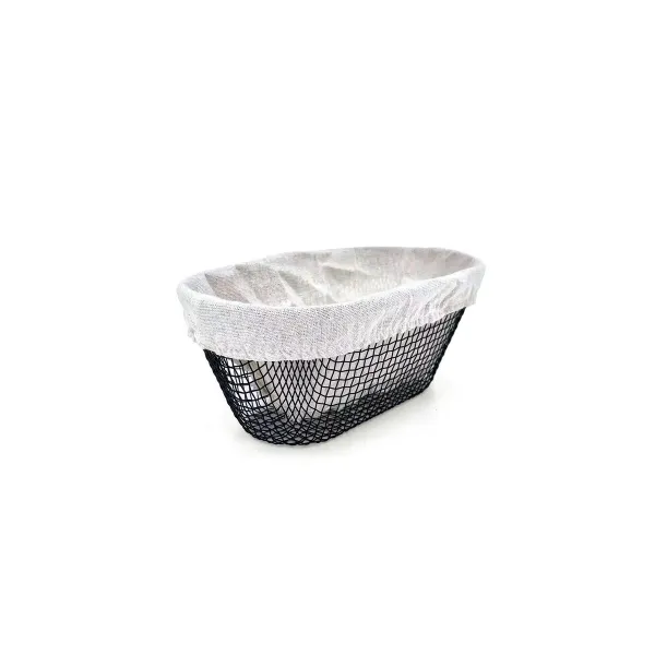 Duonos krepšelis Metalinis Ovalus 25 x 13 x 10 cm (18 vnt.)