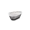 Leipäkori Metalli Ovaali 25 x 13 x 10 cm (18 osaa)