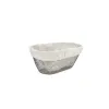 Leipäkori Metalli Ovaali 25 x 13 x 10 cm (18 osaa)