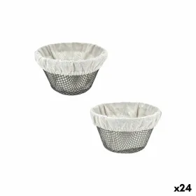 Leipäkori Metalli 18 x 18 x 10 cm (24 osaa)