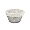 Bread Basket Metal 18 x 18 x 10 cm (24 Units)