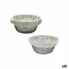Leipäkori Metalli 23 x 23 x 10 cm (12 osaa)