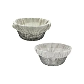 Leipäkori Metalli 23 x 23 x 10 cm (12 osaa)