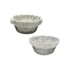 Leipäkori Metalli 23 x 23 x 10 cm (12 osaa)