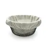 Leipäkori Metalli 23 x 23 x 10 cm (12 osaa)