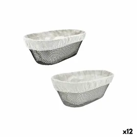 Leipäkori Metalli Ovaali 28 x 15 x 10 cm (12 osaa)