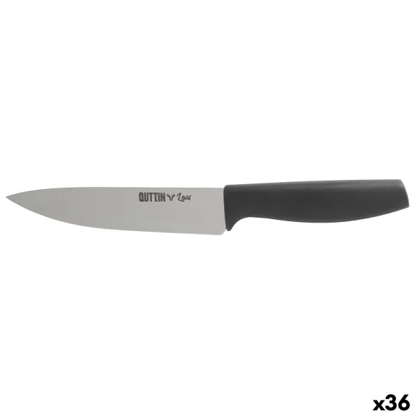 Кухонный нож Quttin Laos Чёрный Серебристый 15 cm (36 штук)