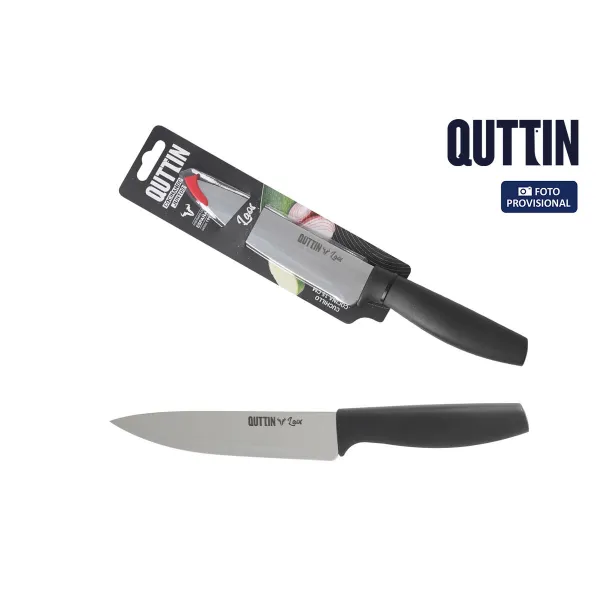 Keittiöveitsi Quttin Laos Musta Hopeinen 15 cm (36 Osaa)