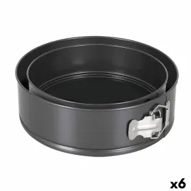 Съемная форма Quttin Чёрный 24 x 7+28 x 6,8 cm 2 Предметы (6 штук)