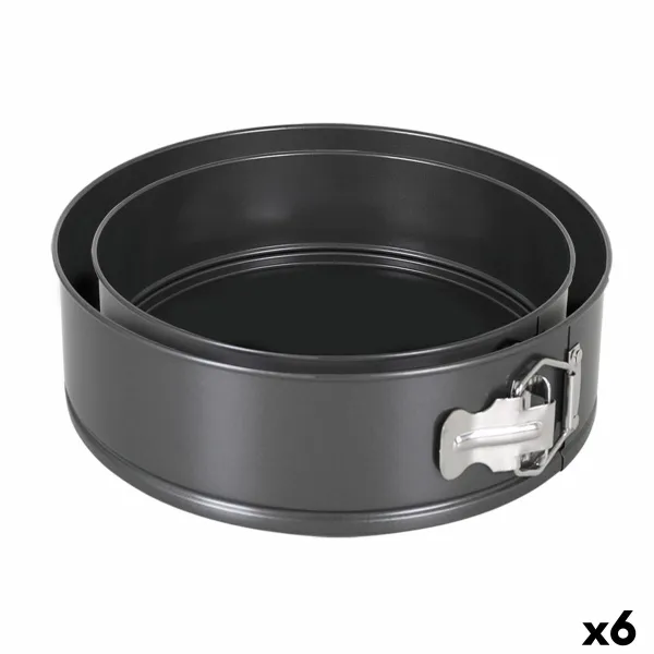 Irtopohjavuoka Quttin Musta 24 x 7+28 x 6,8 cm 2 Kappaletta (6 osaa)