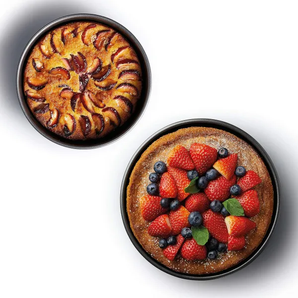 Atsperu Formas Panna Quttin Melns 24 x 7+28 x 6,8 cm 3 Daudzums (6 gb.)