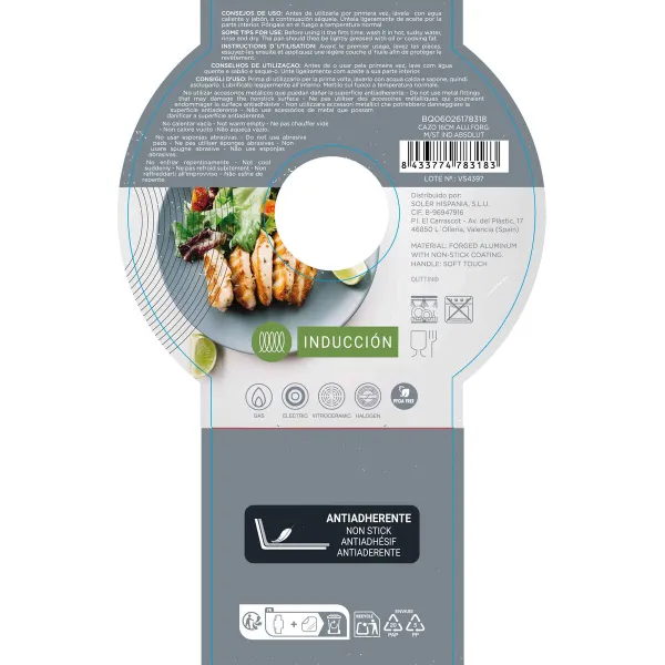 Saucepan Quttin 16 cm (6 Units)