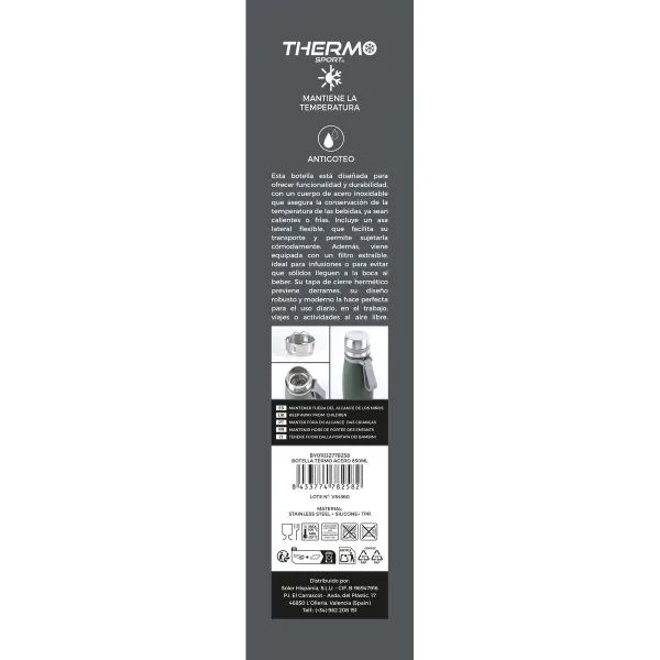 Thermal Bottle ThermoSport 850 ml (6 Units)