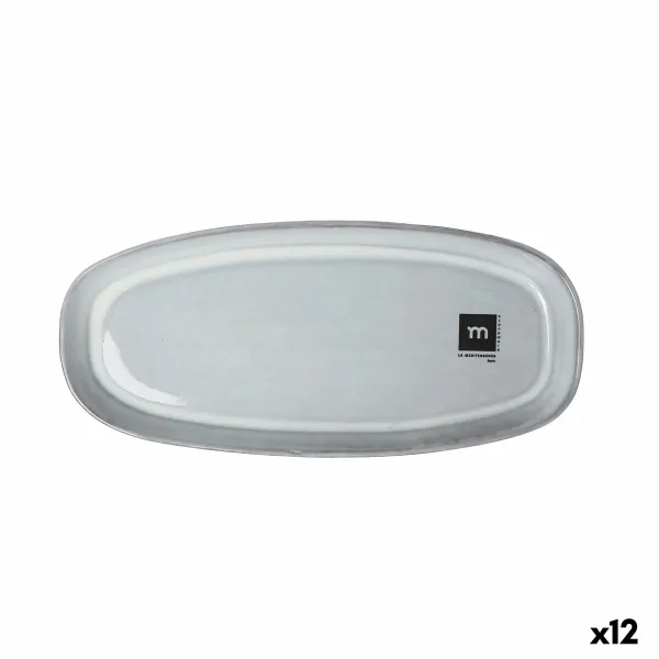 Pasniegšanas Plate La Mediterránea Black clay
