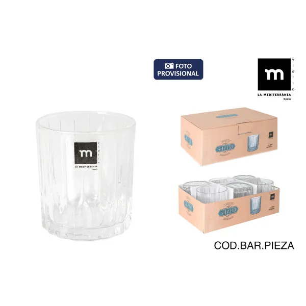 Glass for water La Mediterránea Shard (48 Units)