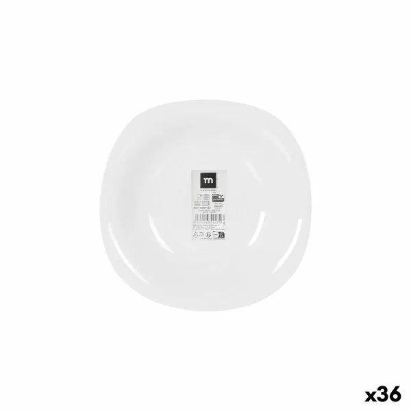 Deep Plate La Mediterránea Palaos 21 x 21 x 3,5 cm (36 Units)