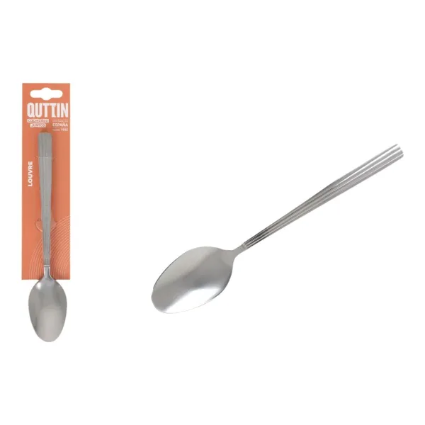 Set of Spoons Quttin Louvre Silver 2 mm 20,4 x 3,8 cm 3 Pieces (12 Units)