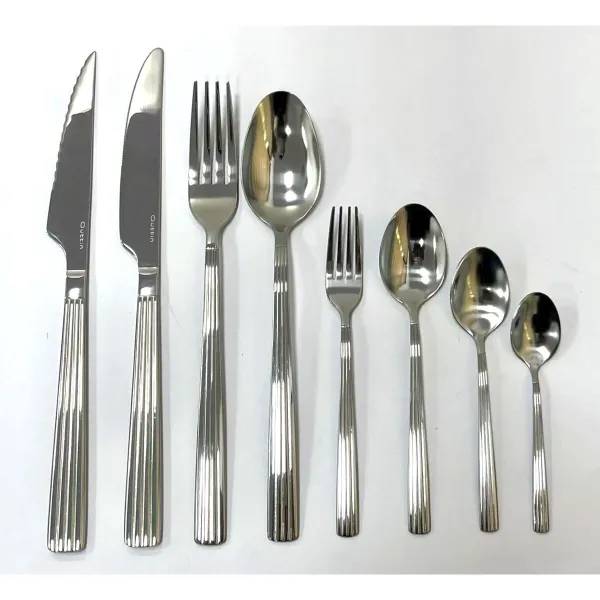 Set of Spoons Quttin Louvre Silver 2 mm 20,4 x 3,8 cm 3 Pieces (12 Units)