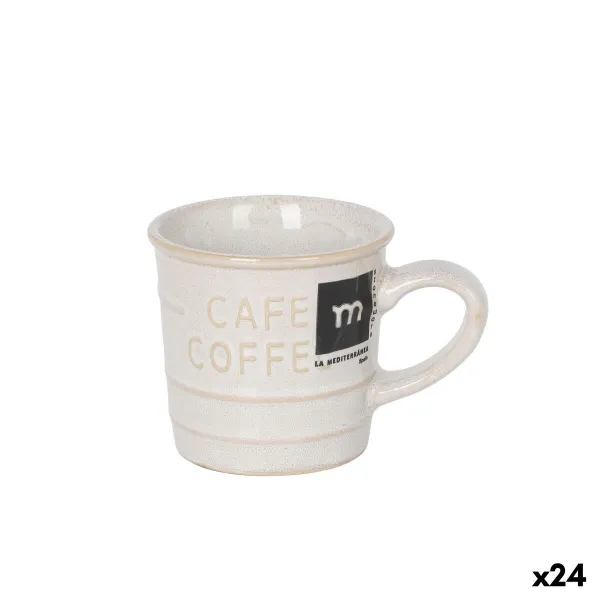 Tea and coffee cup La Mediterránea Original farm 80 ml (24 Units)