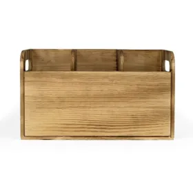 Pot for Kitchen Utensils My Bar Wood 30 x 11,2 x 17 cm (6 Units)