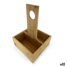Bambuko prieskonių lentyna My Bar Bambukas 15 x 15 x 22 cm (12 vnt.)
