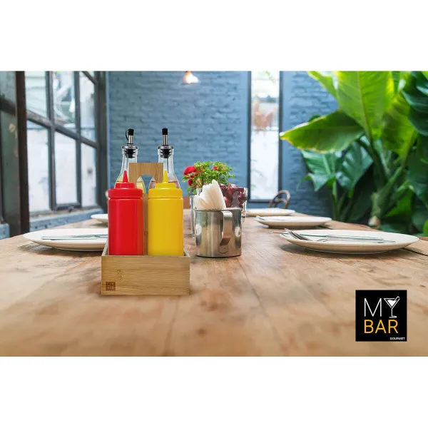 Bamboo Spice Rack My Bar Bamboo 15 x 15 x 22 cm (12 Units)
