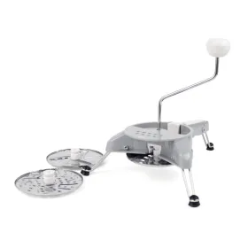 Manual Vegetable Chopper Quttin Grey Stainless steel 31 x 25,7 x 23 cm (6 Units)