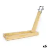 Kinkkuteline Quttin Ruskea Puu 48 x 17 x 4 cm (6 osaa)