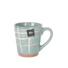 Cup La Mediterránea Cuadric 220 ml Ceramic (24 Units)