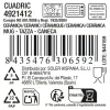 Mug La Mediterránea Cuadric 320 ml Ceramic (18 Units)