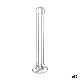 Kafijas Kapsulu Organizators Quttin Sudrabains Dzelzs 10 x 9 x 37,5 cm (12 gb.)