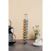 Coffee Capsule Organiser Quttin Silver Iron 10 x 9 x 37,5 cm (12 Units)