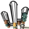 Coffee Capsule Organiser Quttin Black Bamboo Iron 19,5 x 9,5 x 41,5 cm Cactus (12 Units)