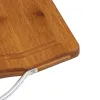 Cutting board Quttin Dark brown 32,5 x 25 x 1,7 cm (12 Units)