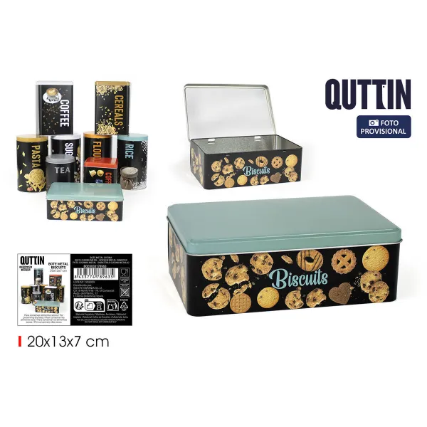 Purkki Quttin Biscuits Metalli (12 osaa)