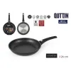 Keptuvė Quttin UNIVERSE Juoda Aliuminis Ø 26 cm (6 vnt.)