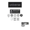 Pan Quttin UNIVERSE Black Aluminium Ø 26 cm (6 Units)