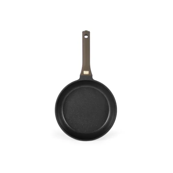 Pan Quttin LEATHER Brown Black Aluminium Ø 28 cm (6 Units)
