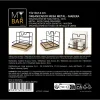 Multi-Purpose Organiser My Bar Brown Black Wood Metal 15 x 13 x 14 cm (12 Units)