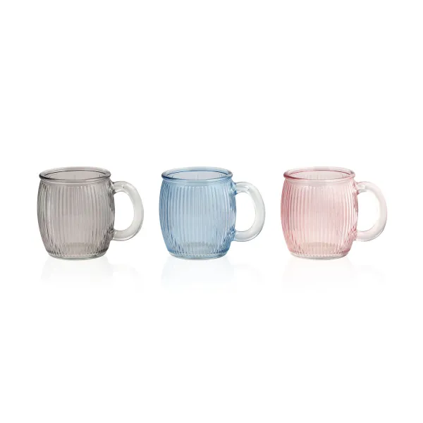 Mug La Mediterránea STRIPES 350 ml (24 Units)