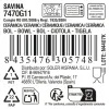 Bļoda La Mediterránea Savina Zils Balts Keramika 730 ml (12 gb.)