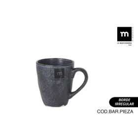 Krūze La Mediterránea Nebula Pelēks 180 ml Keramika (24 gb.)