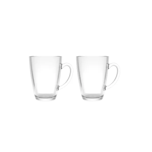 Piece Coffee Cup Set La Mediterránea Naira Transparent 2 Pieces (36 Units)