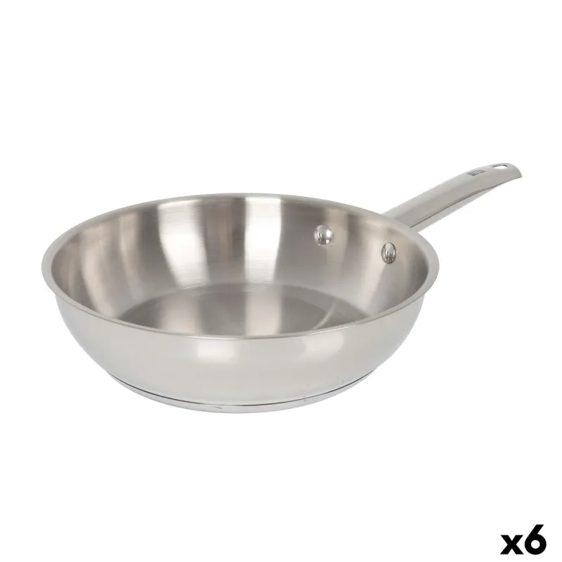 Pannu Quttin CAESAR Hopeinen Teräs Ø 22 cm (6 osaa)