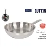 Pannu Quttin CAESAR Hopeinen Teräs Ø 22 cm (6 osaa)