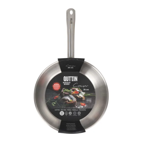 Keptuvė Quttin CAESAR Sidabras Plienas Ø 26 cm (4 vnt.)